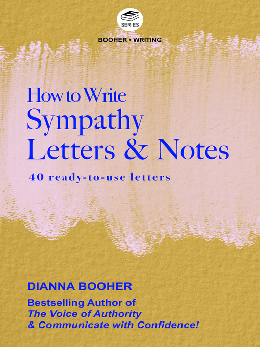 Cover image for How to Write Sympathy Letters and Notes